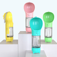 Pet Water Bottle Feeder Bowl Garbage Bag Storage Portable Pet Outdoor Travel 3 In 1 Dog Water Bottle — foto 6
