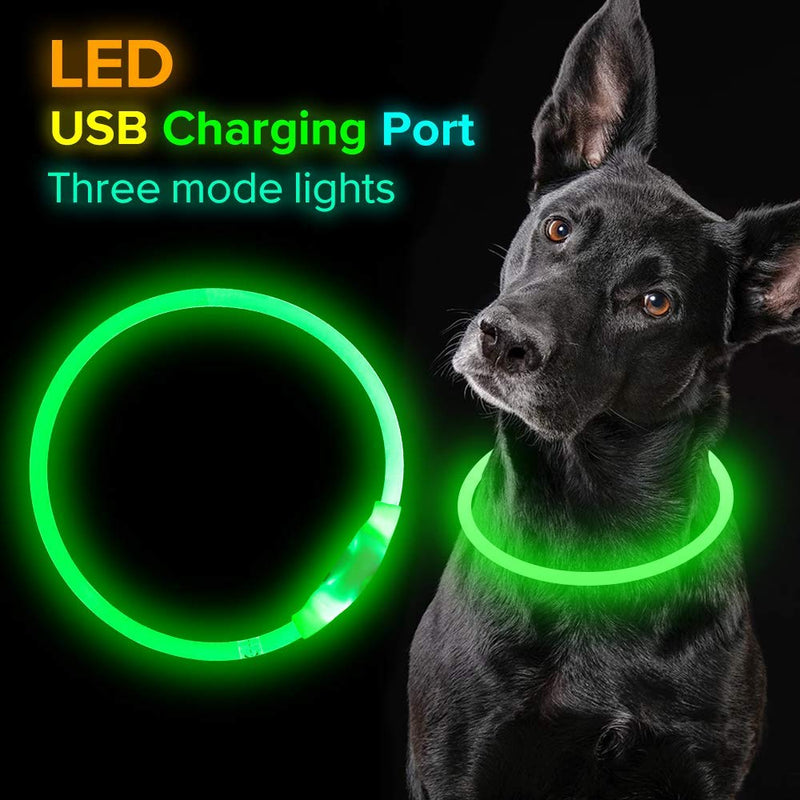 Collar LED RGB Recargable — GlowDog